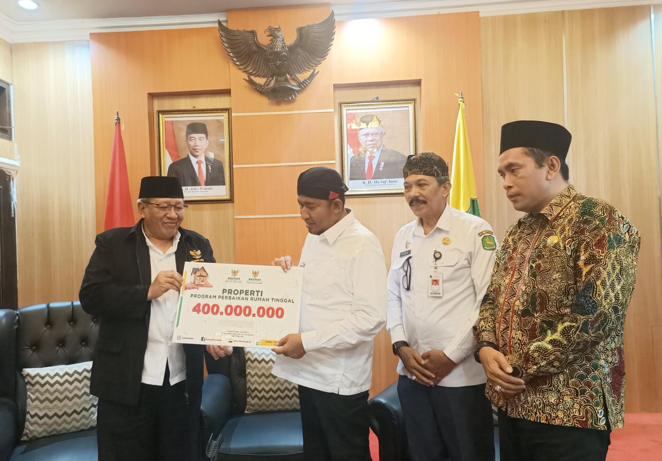 Bupati Fauzi Ingatkan Program RTLH Baznas Tepat Sasaran