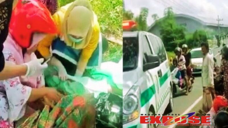 Di Sampang, Seorang Wanita Melahirkan Saat Dibonceng Suaminya Menuju Puskesmas