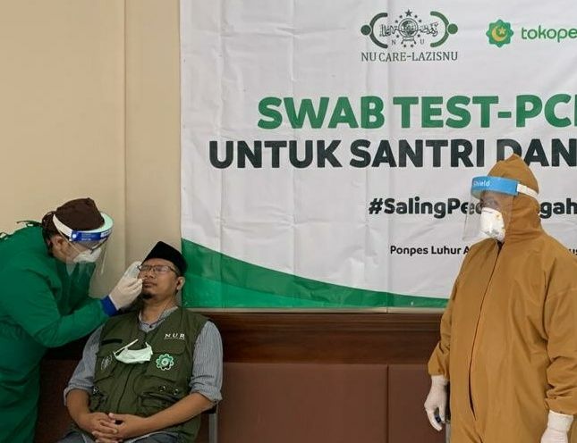 Cegah Penyebaran Covid-19 di Pesantren, NU Care Gelar Tes Swab Gratis untuk Guru Ngaji Cegah Penyebaran Covid-19 di Pesantren, NU Care Gelar Tes Swab Gratis untuk Guru Ngaji