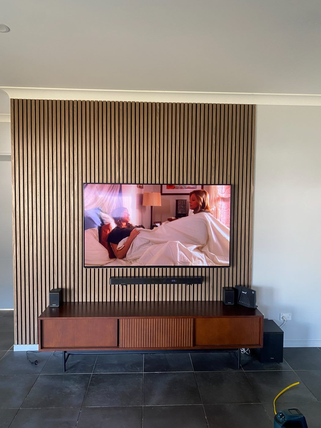 TV wall mounted by Mountify — install 3