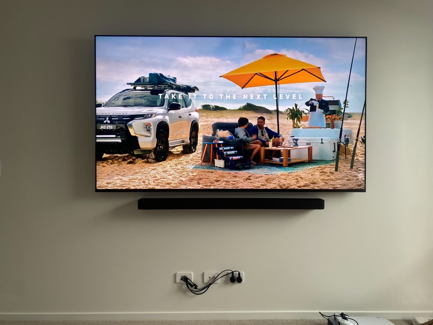 TV wall mounted by Mountify — install 7