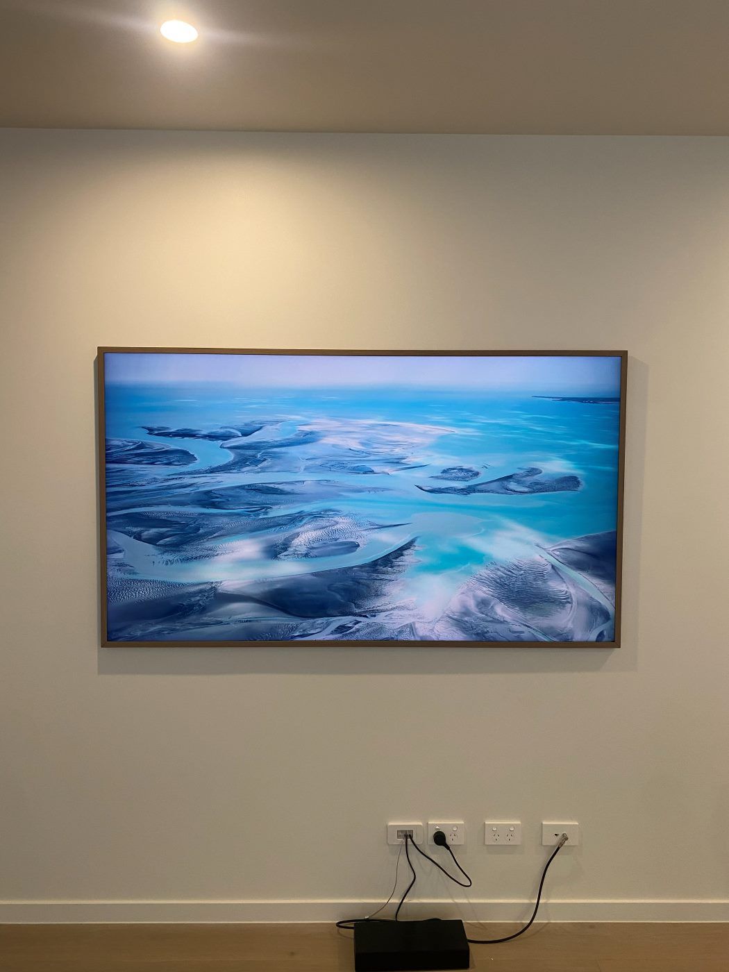 TV wall mounted by Mountify — install 9