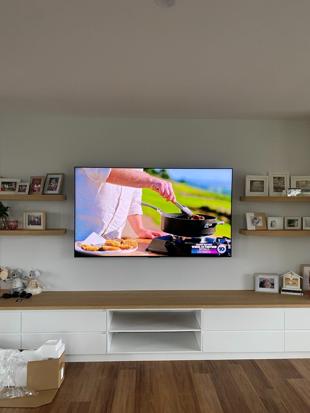 TV wall mounted by Mountify — install 11