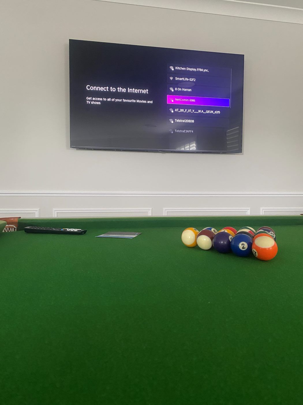 TV wall mounted by Mountify — install 12