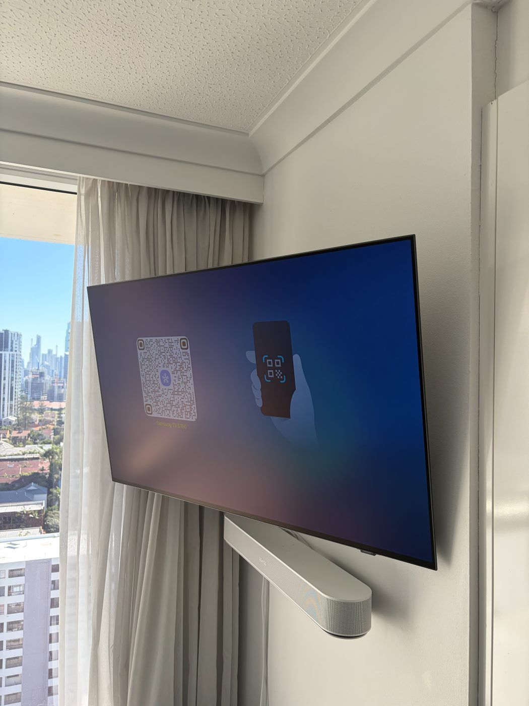 TV wall mounted by Mountify — install 21