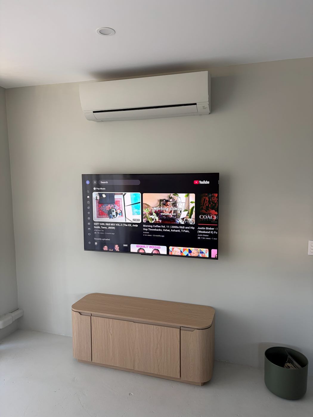 TV wall mounted by Mountify — install 27