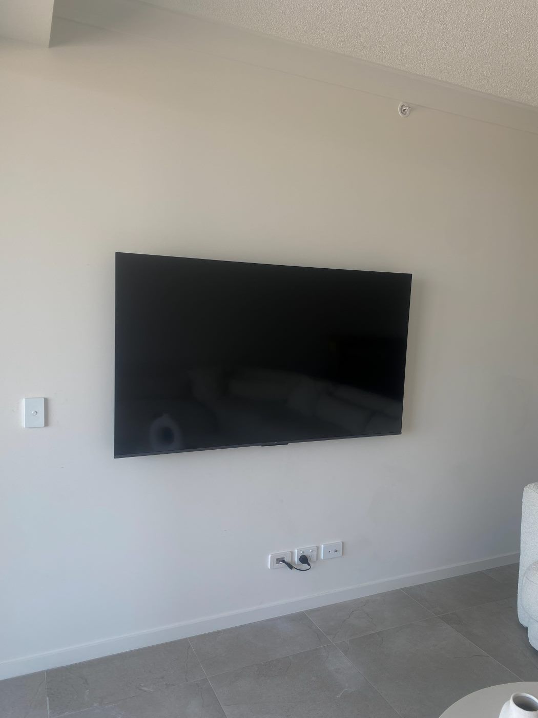TV wall mounted by Mountify — install 28