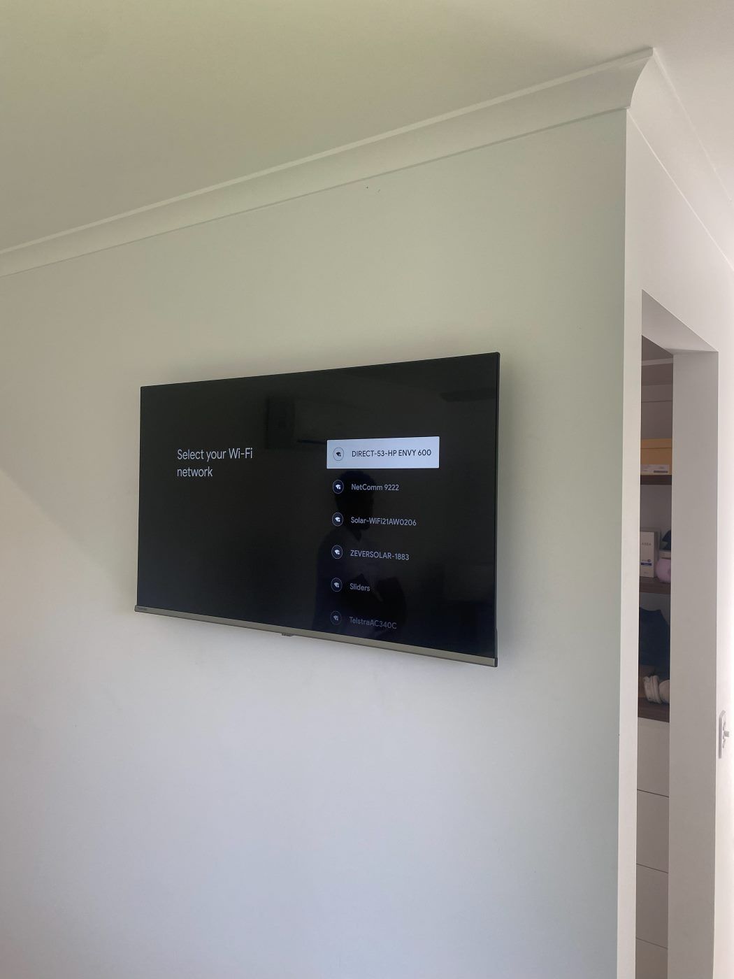 TV wall mounted by Mountify — install 29