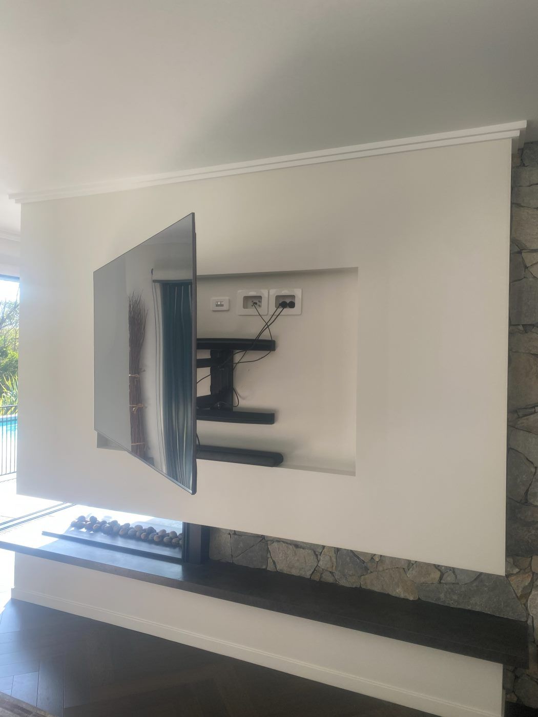 TV wall mounted by Mountify — install 30