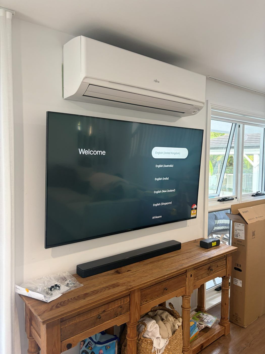 TV wall mounted by Mountify — install 38
