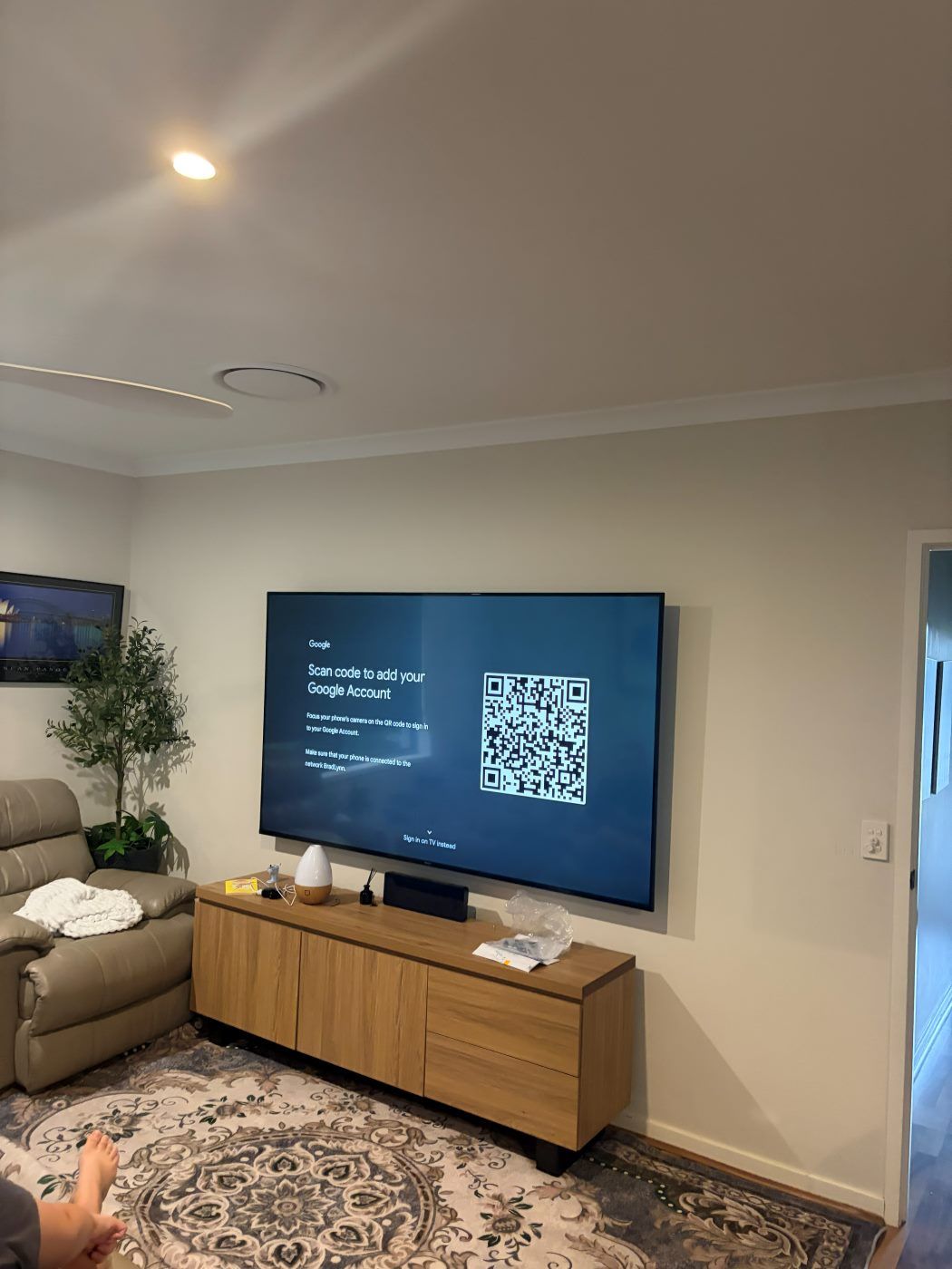 TV wall mounted by Mountify — install 41
