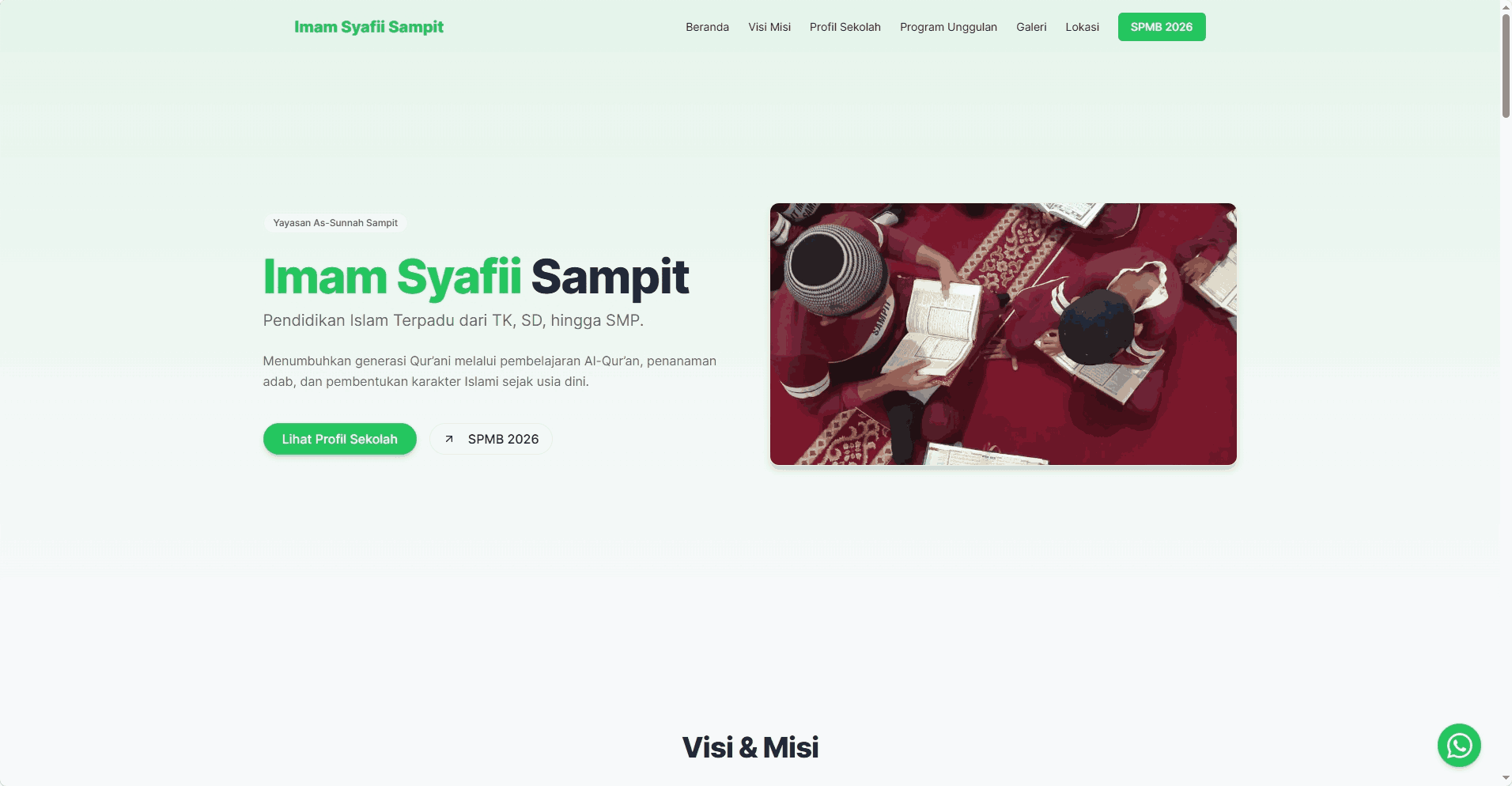 Web Imam Syafii Sampit
