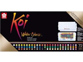 Sakura Koi Watercolour Box With Waterbrush - 72 Colours