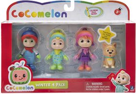 Cocomelon Family Set 4 Figure Pk W.Theme - Cmw0045