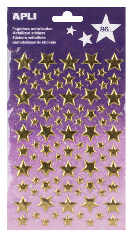 Apli Stickers - Gold Stars 17190