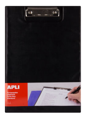 Apli A4 Flap Clipboard - Black 17204