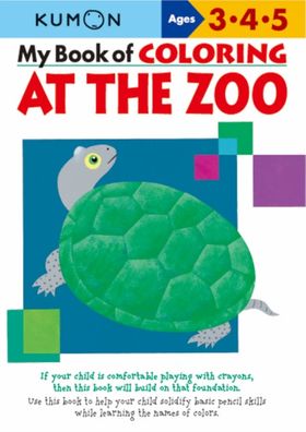 My Book Of Coloring: At The Zoo