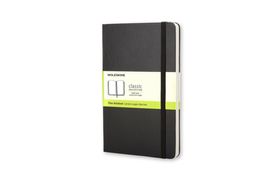 Moleskine Large Hard Cover Notebook - Black (Plain)