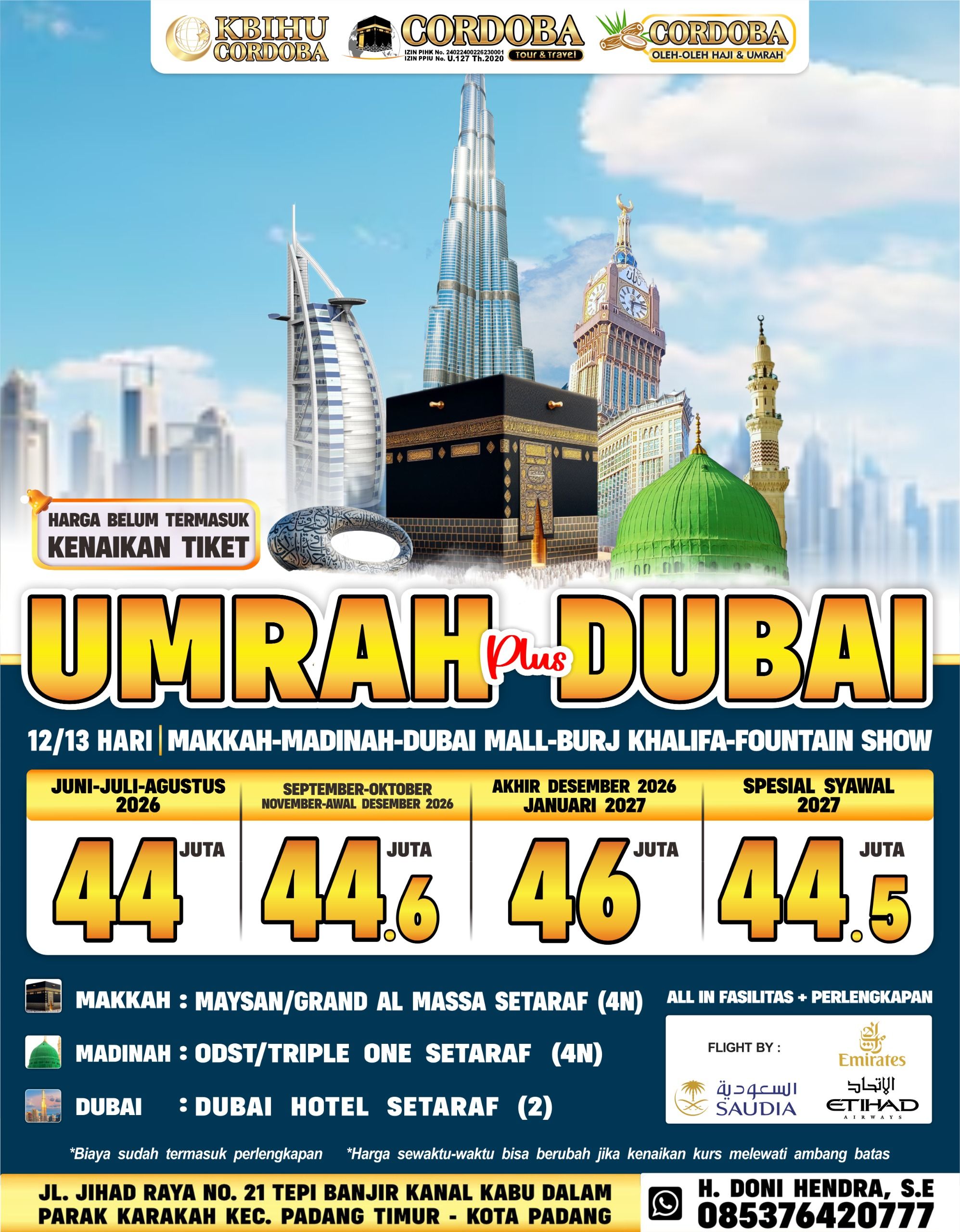 Paket Umrah Plus Dubai