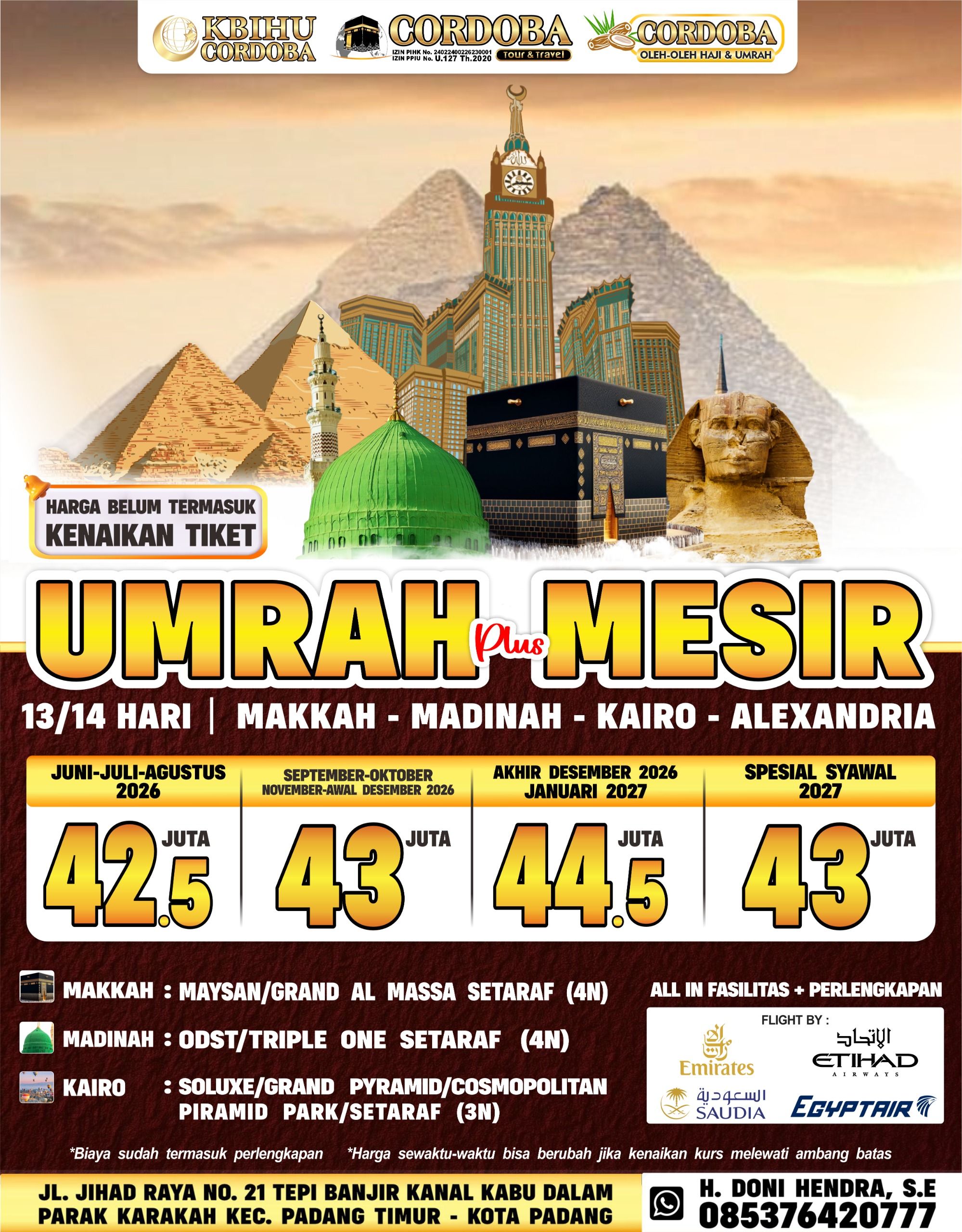 Paket Umrah Plus Mesir