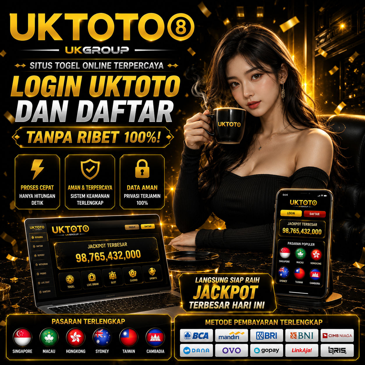 UKTOTO  ♨️ Sambil Ngopi Login Uktoto Daftar Tanpa Ribet 100%