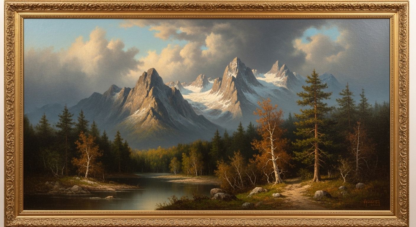 big oil painting canvas