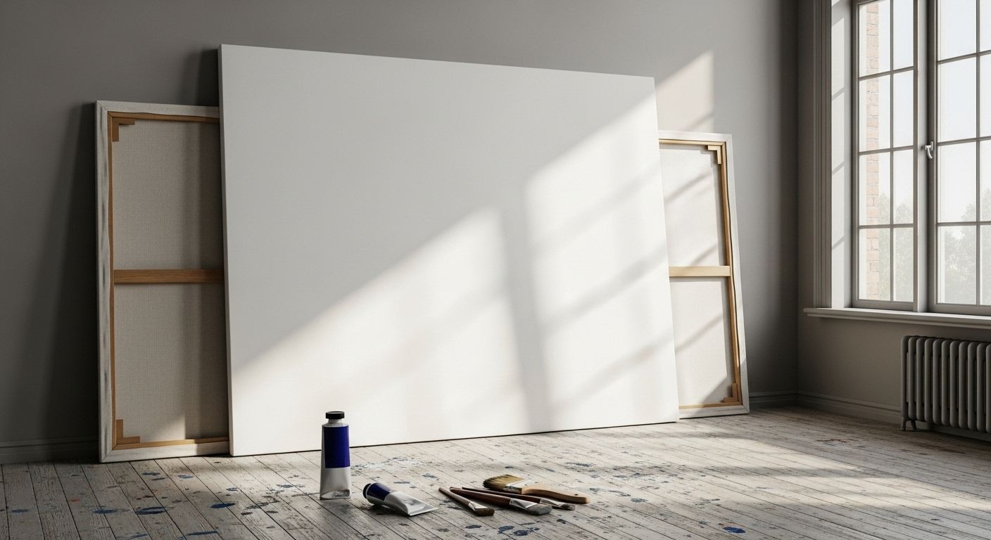 Blank Canvas for Painting Large: Artist Supply