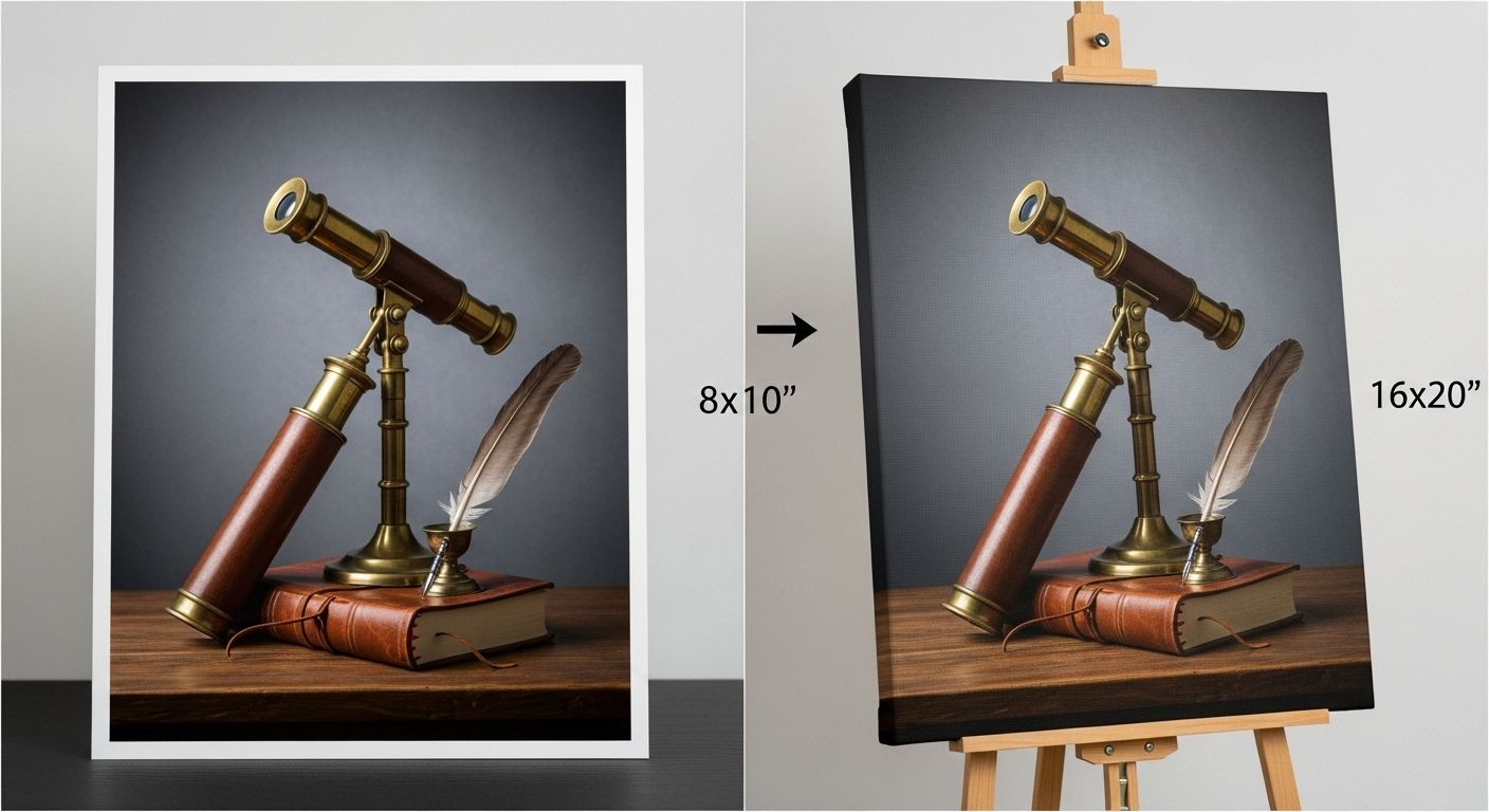 Custom Canvas from Photo: One Click Art