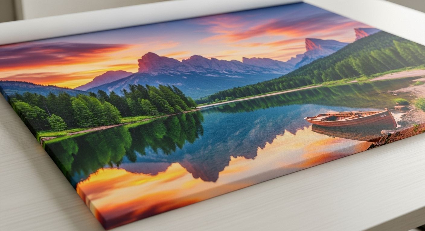 custom canvas poster printing