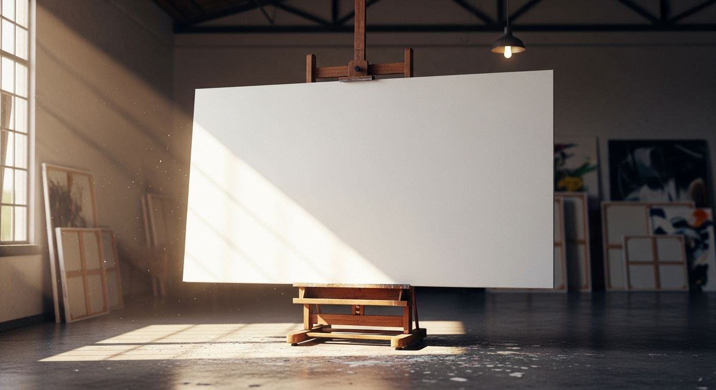 Giant Canvas Blank: Ready for Creation