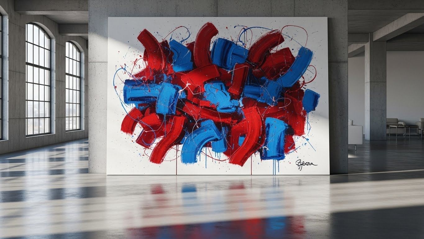 great big canvas abstract art