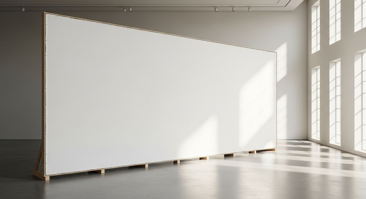 Huge Canvas Blank: Perfect for Artists