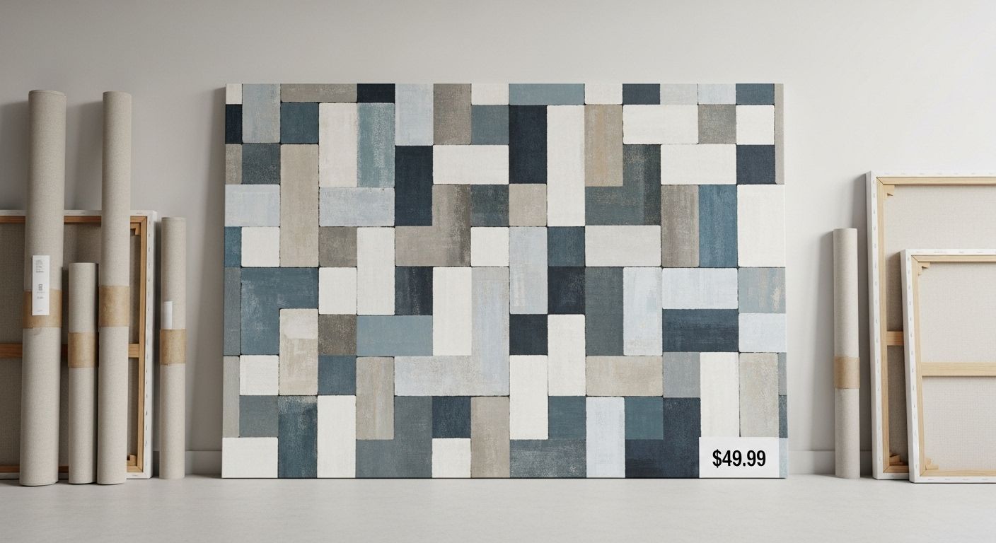 large canvas art cheap