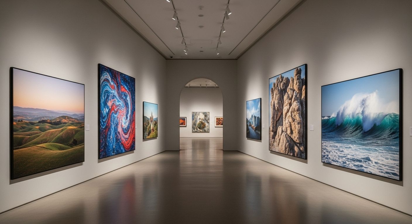 Large Canvas Picture Prints: Gallery Style