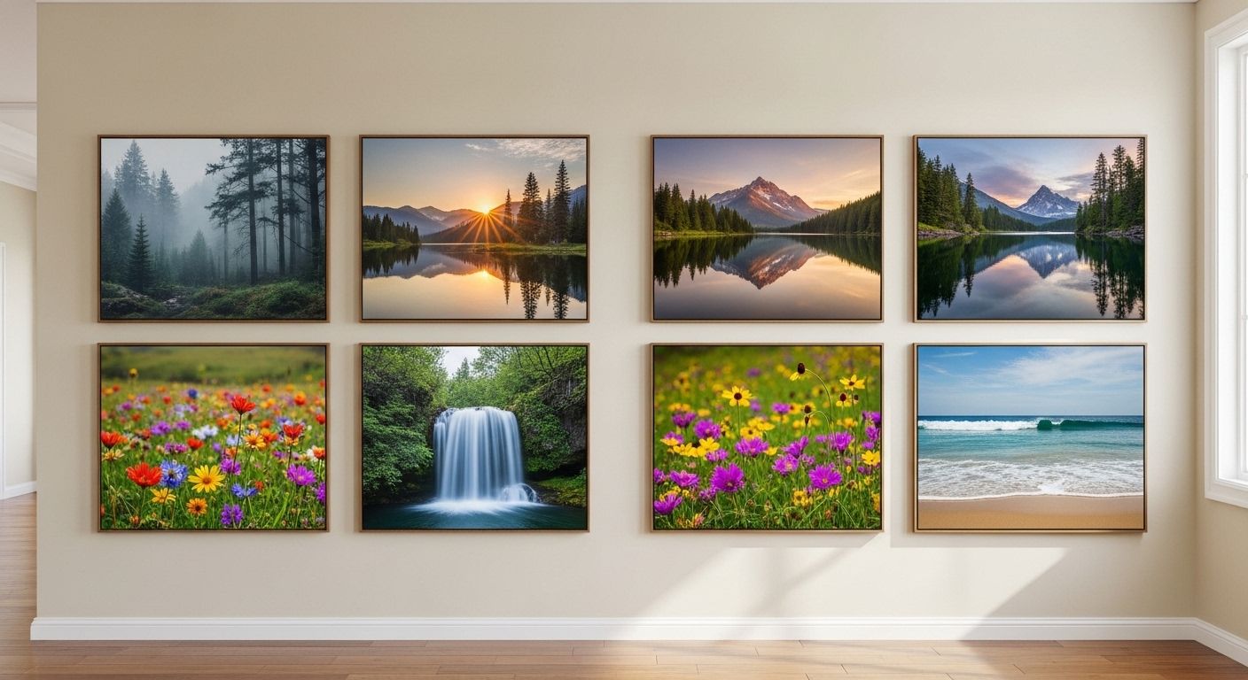 Large Wall Canvas Pictures: Stunning Display