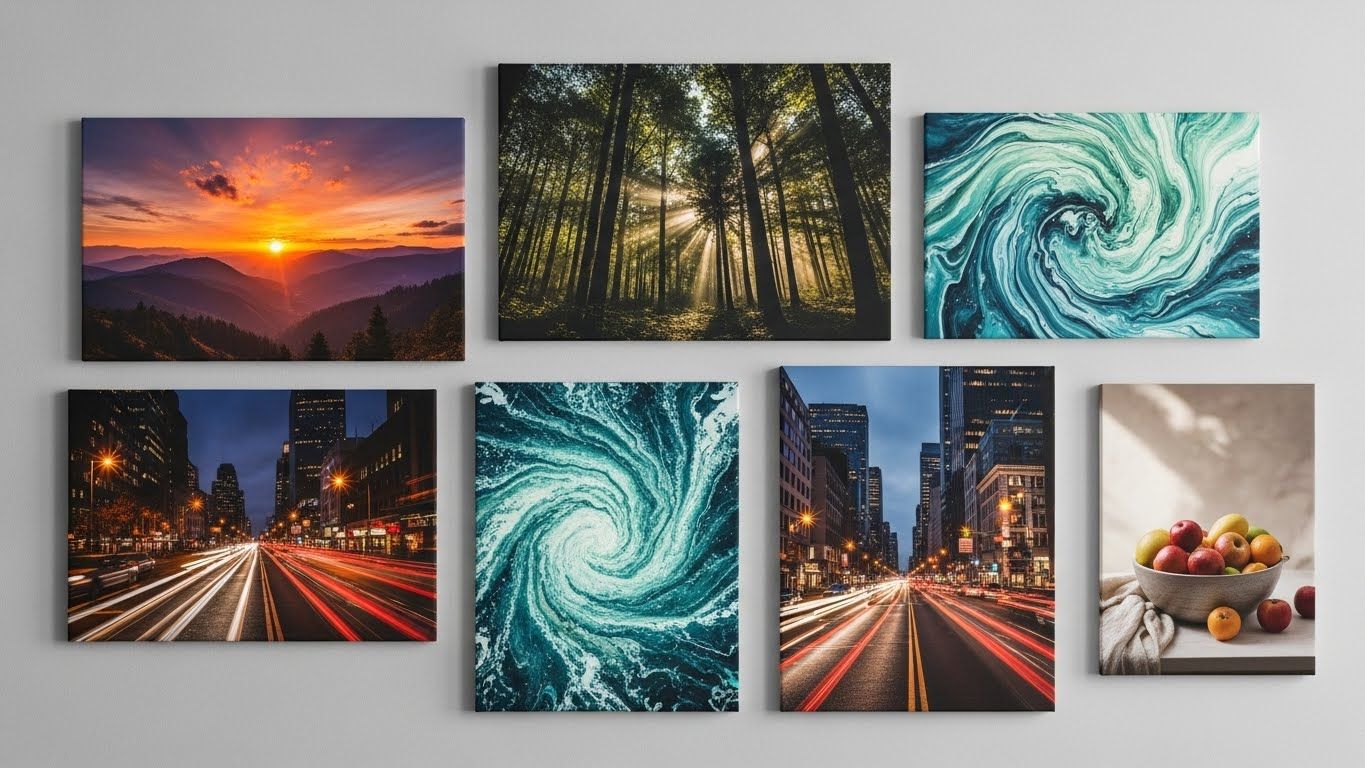 personal canvas photos