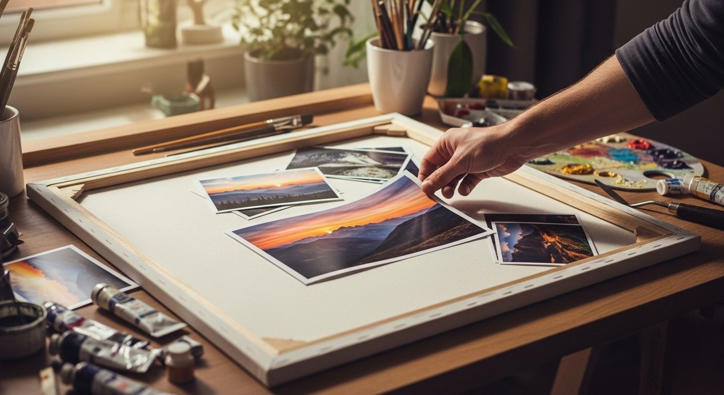 photos onto canvas online