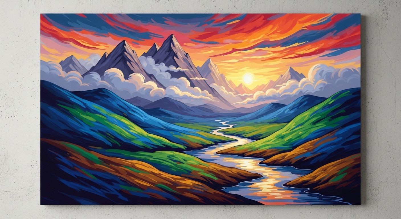 very large canvas wall art