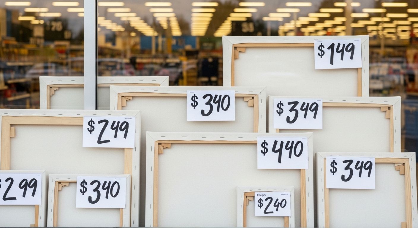 walmart canvas picture prices