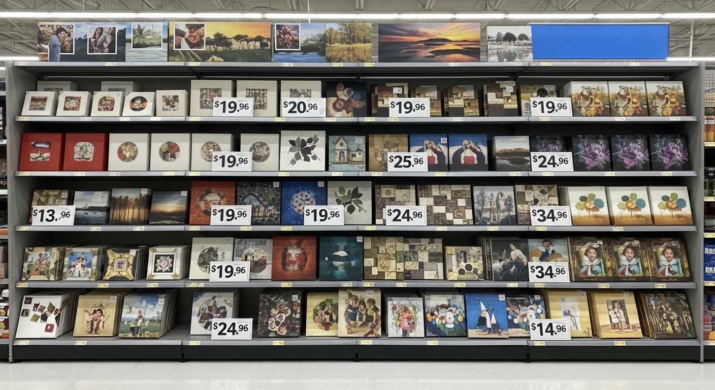 walmart canvas prints prices