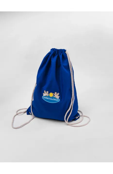Sac à corde bleue bordé caprice des dieux