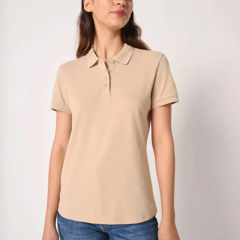 Polo piqué personnalisable pour femme