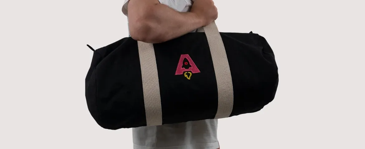 Sac de sport brodé personnalisé pour start-up
