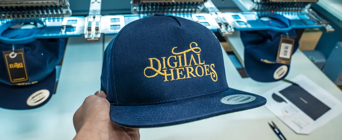 Casquette personnalisée en broderie