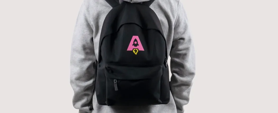 Sac à dos imprimé personnalisé pour start-up