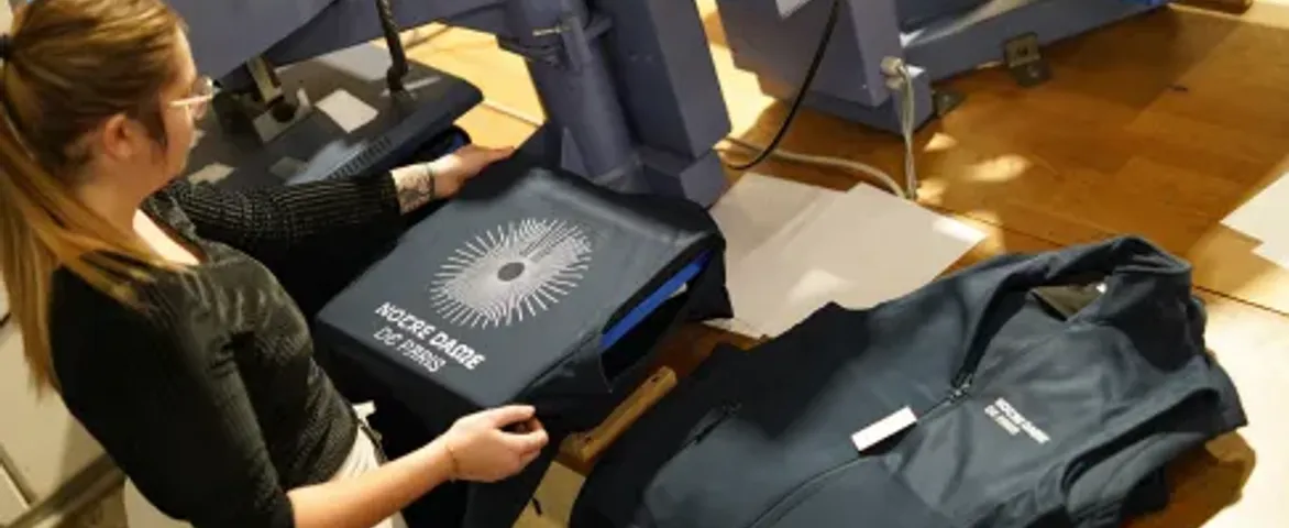Veste polaire sans manches personnalisée en impression