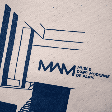 Rendu final du design imprimé sur le tote bag