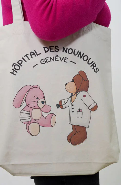 Design imprimé sur tote bag