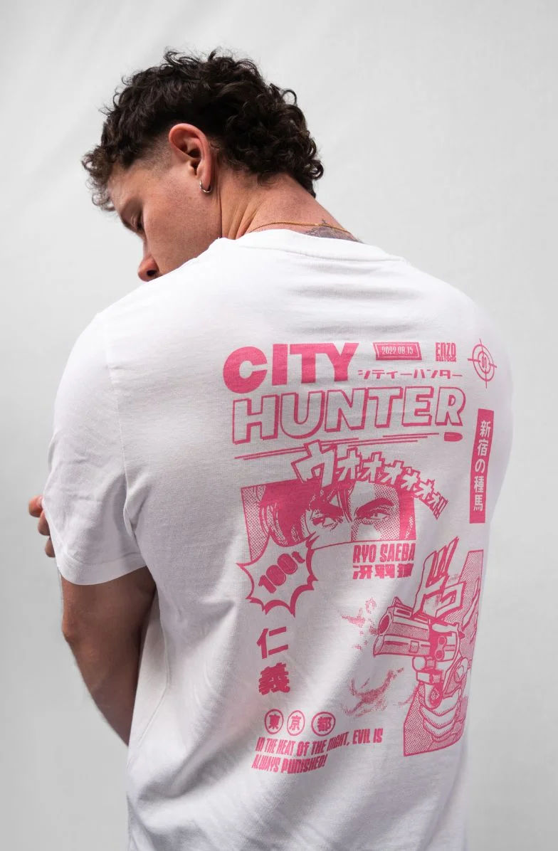 T-shirt imprimé en sérigraphie pour une marque de vêtements