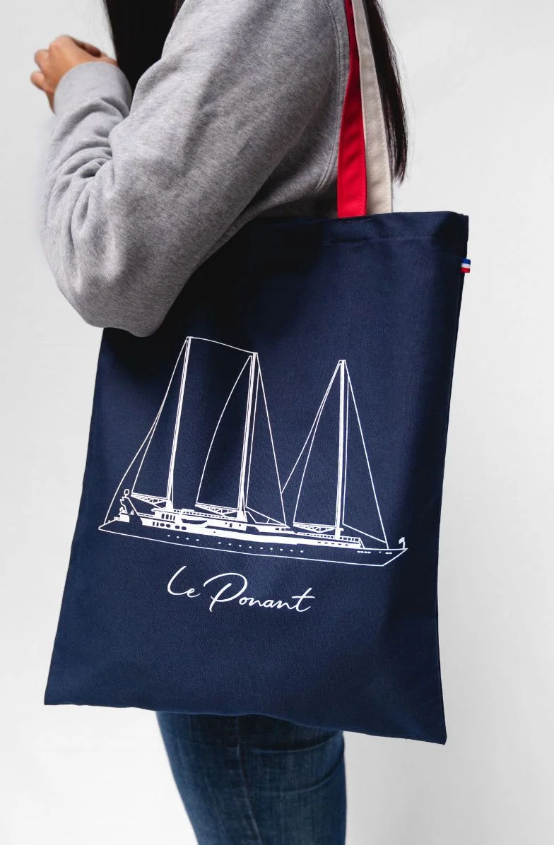 Tote bag personnalisé en sérigraphie pour le Ponant